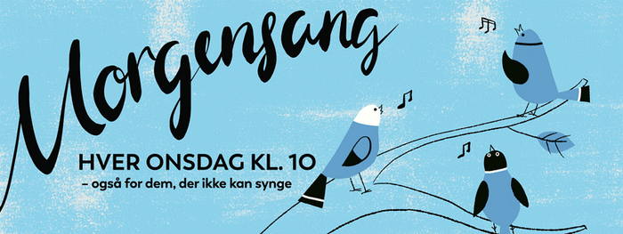 Hver onsdag er der morgensang i kirken kl. 10.